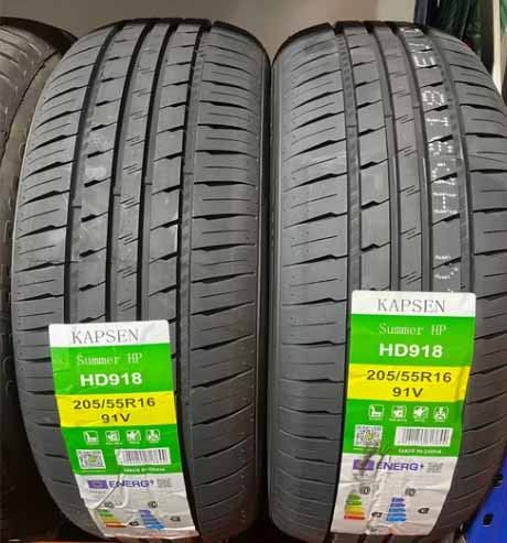 Літо  шина Kapsen 205/55 R16H, усі розміри 26 рік!!!