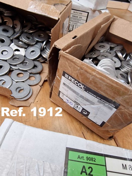 Parafusos de Suspensão Schäfer,  Porcas, Anilhas Aba Larga