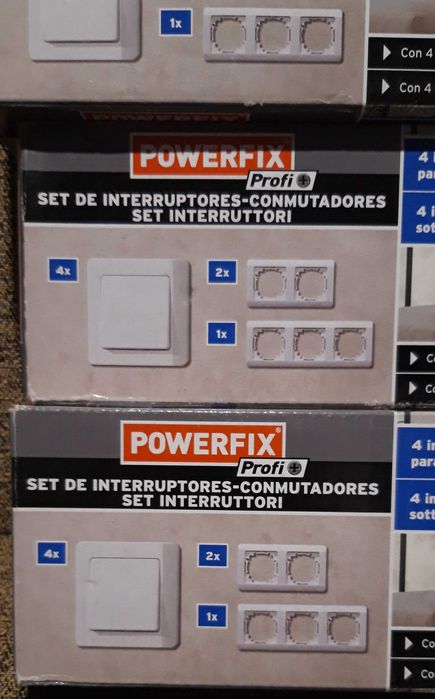 Set de interruptores para montagens embutidos436004230340945921
