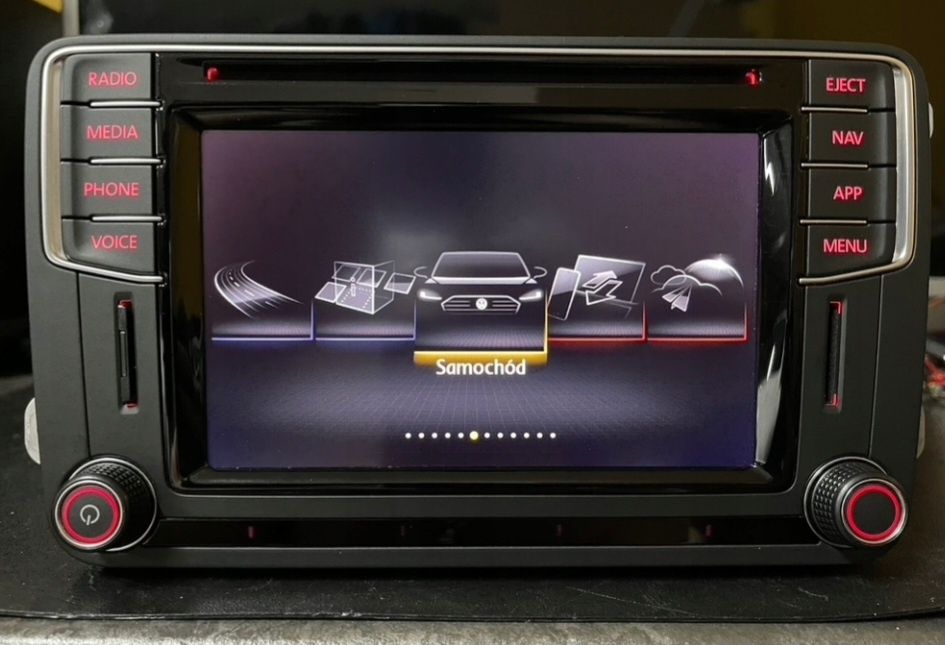 Nawigacja VW SHARAN CADDY TRANSPORTER T6 Odblokowane Carplay Android G