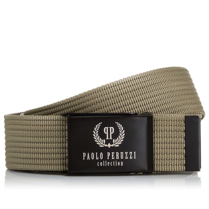 pasek męski parciany paolo peruzzi pw-13-115 cm