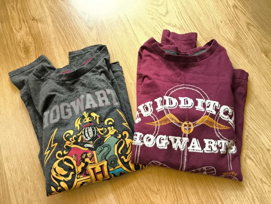 Dwie bluzki z długim rękawem/góry od pidżamy Primark, rozmiar 158
