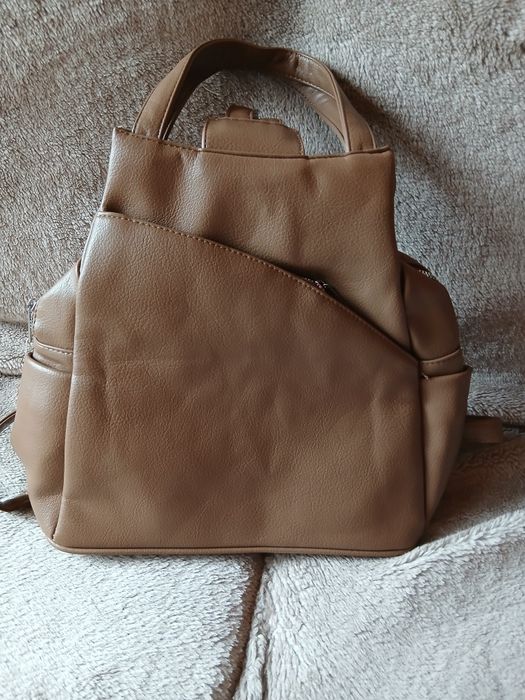 Plecak damski kolor karmel