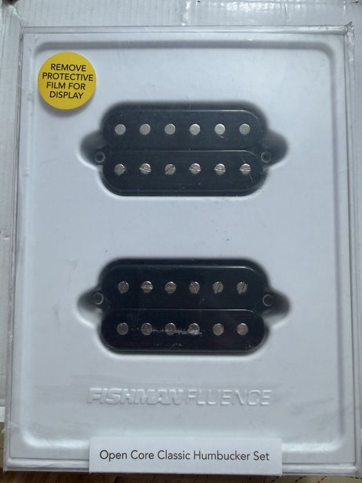 Fishman Fluence Classic Open Core czarne humbuckery USA