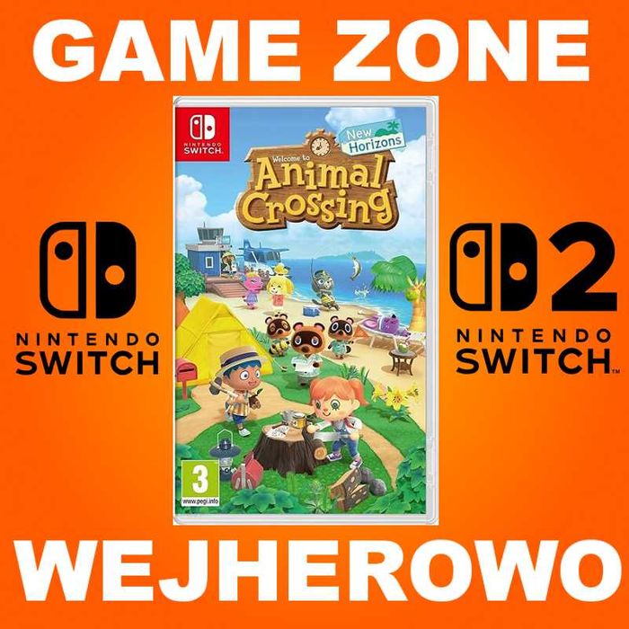 Animal Crossing Nintendo SWITCH + Oled + Lite + SWITCH 2 = Wejherowo