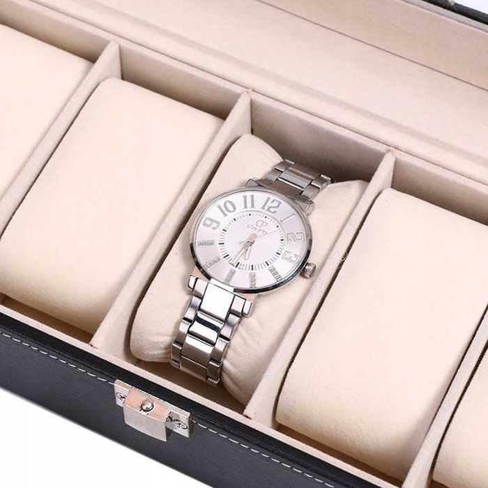 Szkatułka Na Zegarki Pudełko Organizer Biżuterię