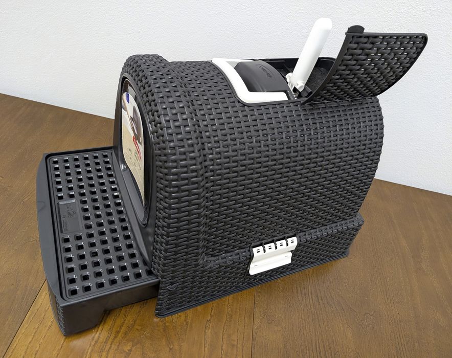 Curver Kuweta Toaleta z Filtrem dla Kota Eco-Friendly Czarna Nowa