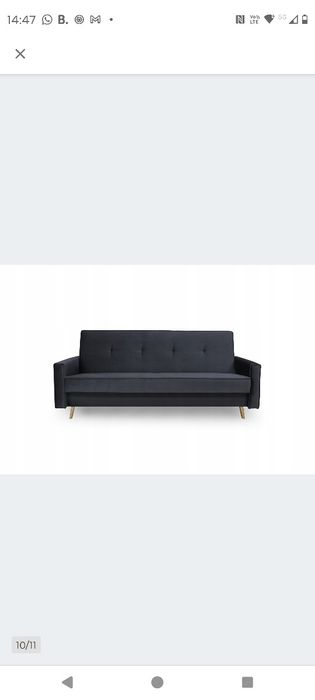 Sofa z funkcją spania