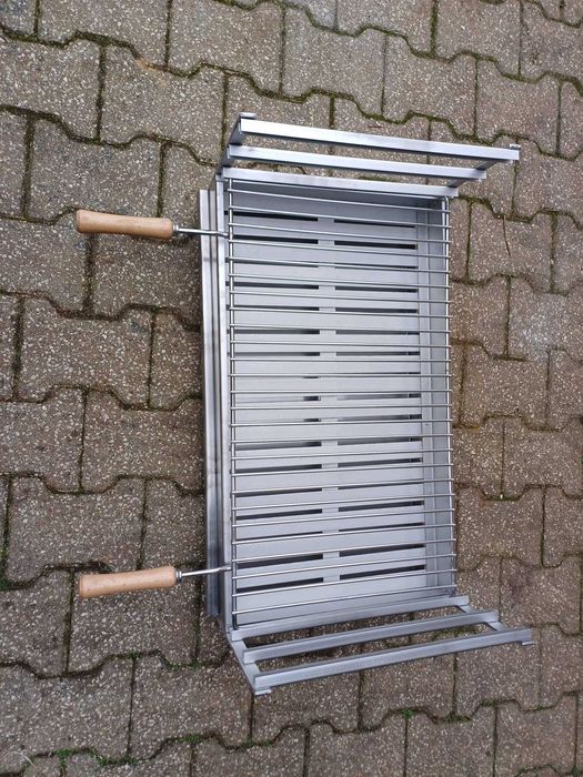 Grelhador inox 60x40 ou 58x40, 68x40,70x40 e 80x40 para churrasqueira