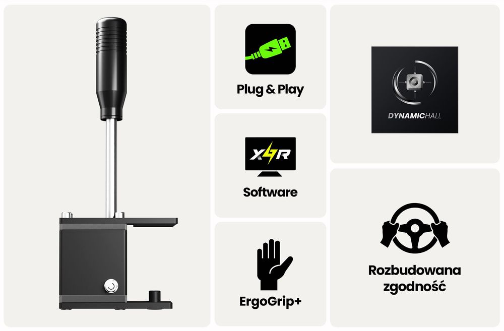 X4RACE Solidny Hamulec ręczny Smart HL-300 do komputera PC Hydrołapa