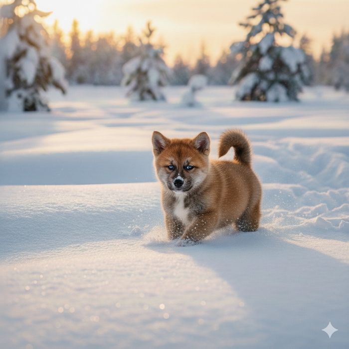 Американская акита - девочка