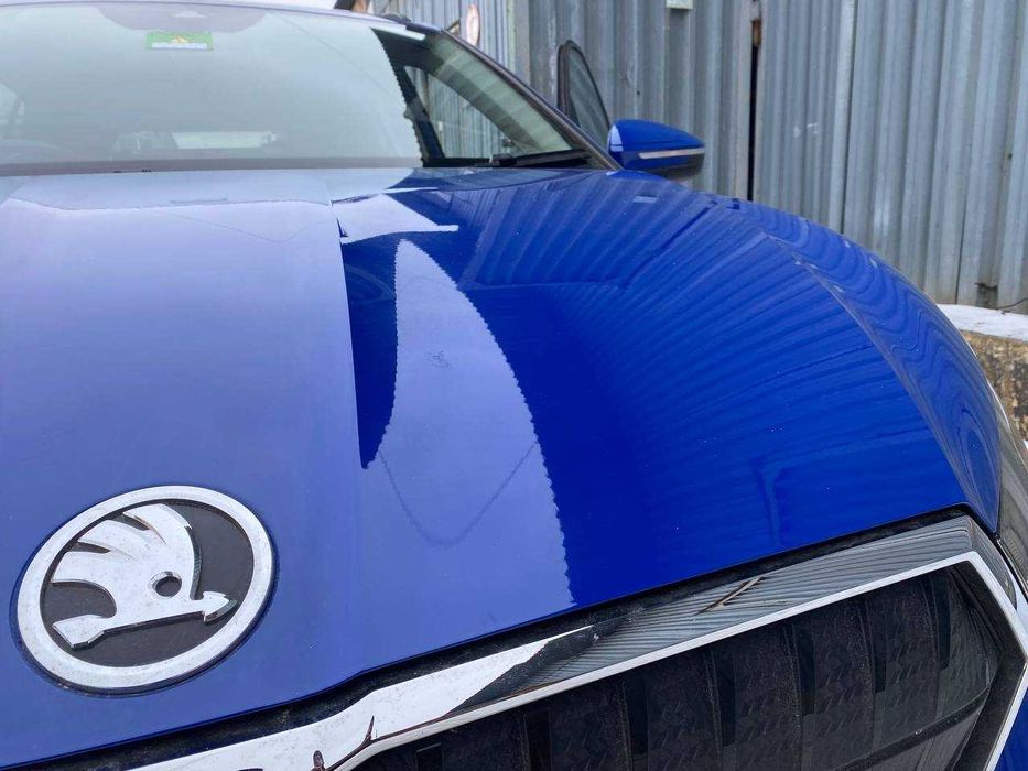 Капот Skoda enyaq НАЯВНІСТЬ Капот Шкода Еняк Електро 2022 Синій капот