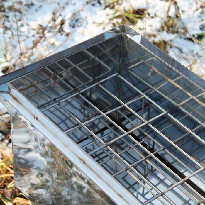 Коптильня нержавеющей стали с гидрозатвором Коптилка для копчения 2мм