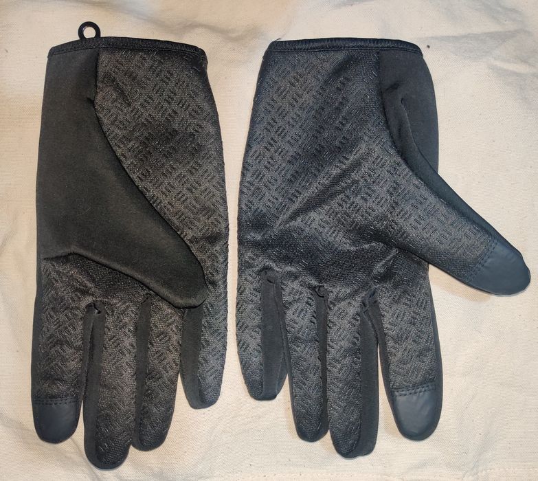 Чорні Сенсорні термо-рукавички Winds Stopper чорний HKXY/GOHIKE