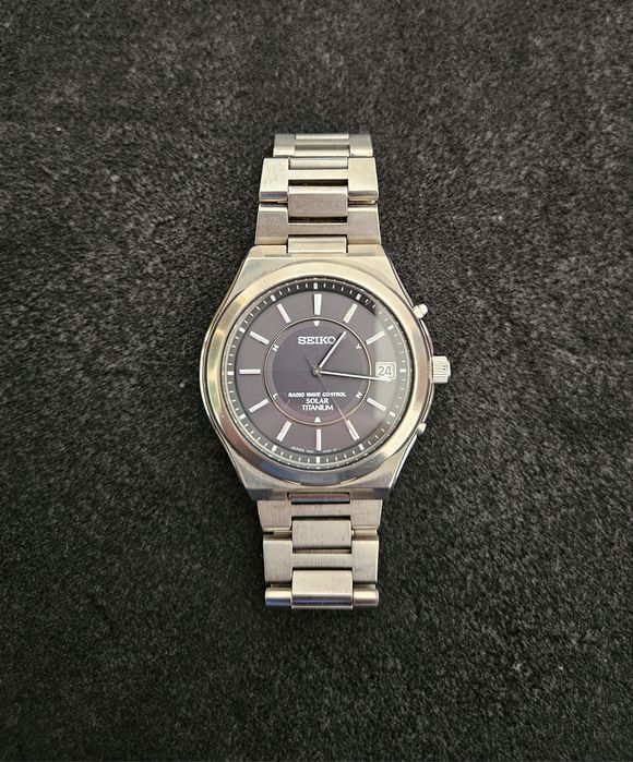 Годинник Seiko Radio Wave Control Solar Titanium 39мм