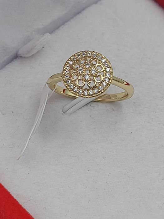 Pierścionek Xuping pozłacany 14 k Rozmiar  6