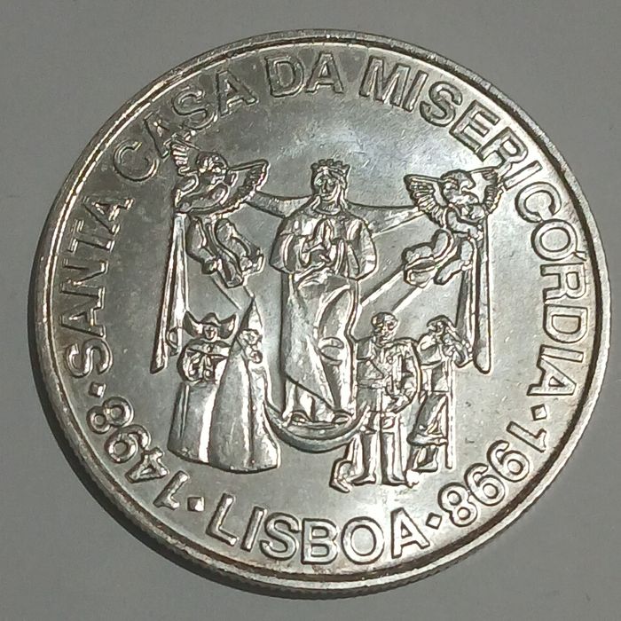 Moedas 1000 escudos portugal prata