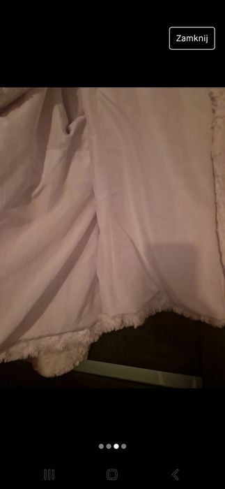 Futerko białe ślubne
