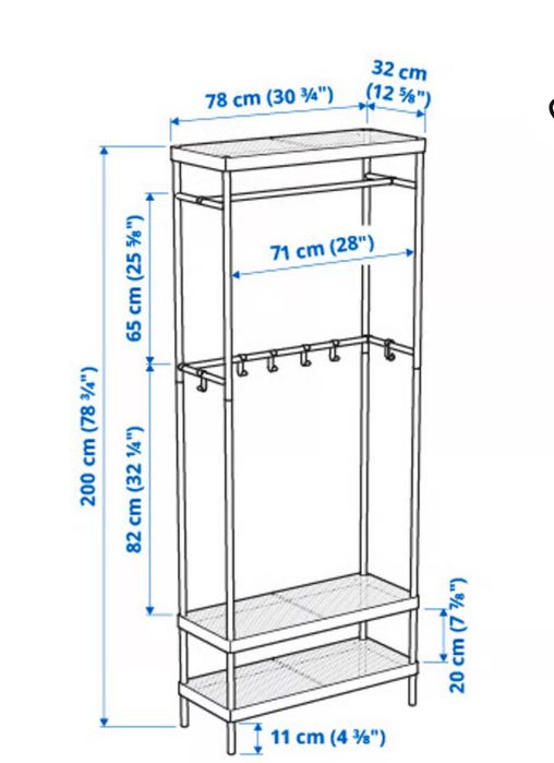 Organizador para roupas