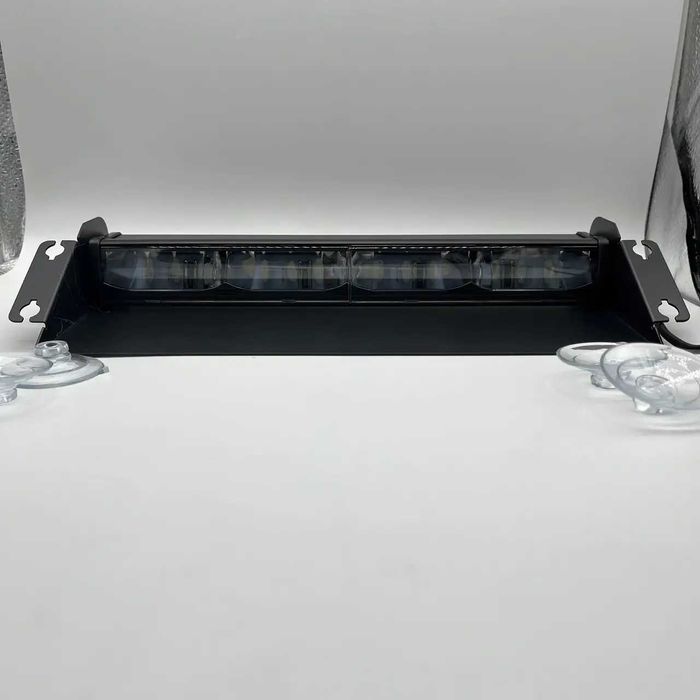 Проблисковий маячок під лобове скло 31см Стробоскоп червоний синій