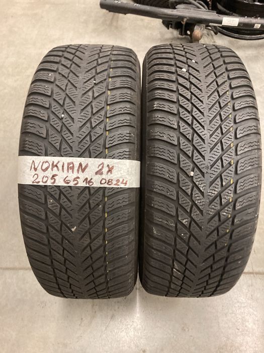 2x nokian tyres 205/65 r16 dot 0824