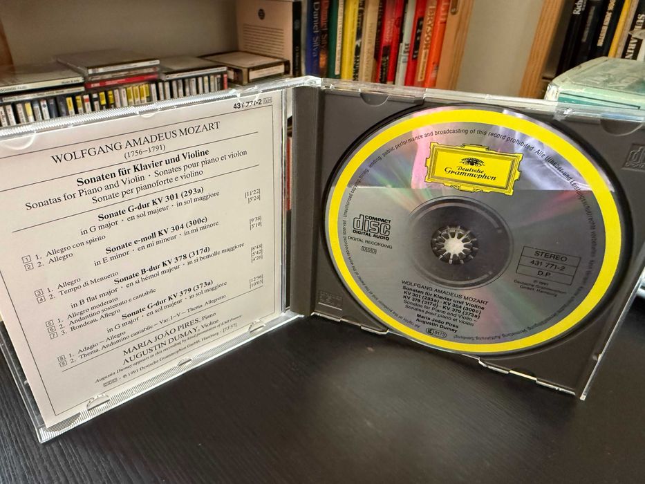 Mozart – Sonatas For Piano & Violin K. 301, 4, 78, 9 – MJ Pires, Dumay
