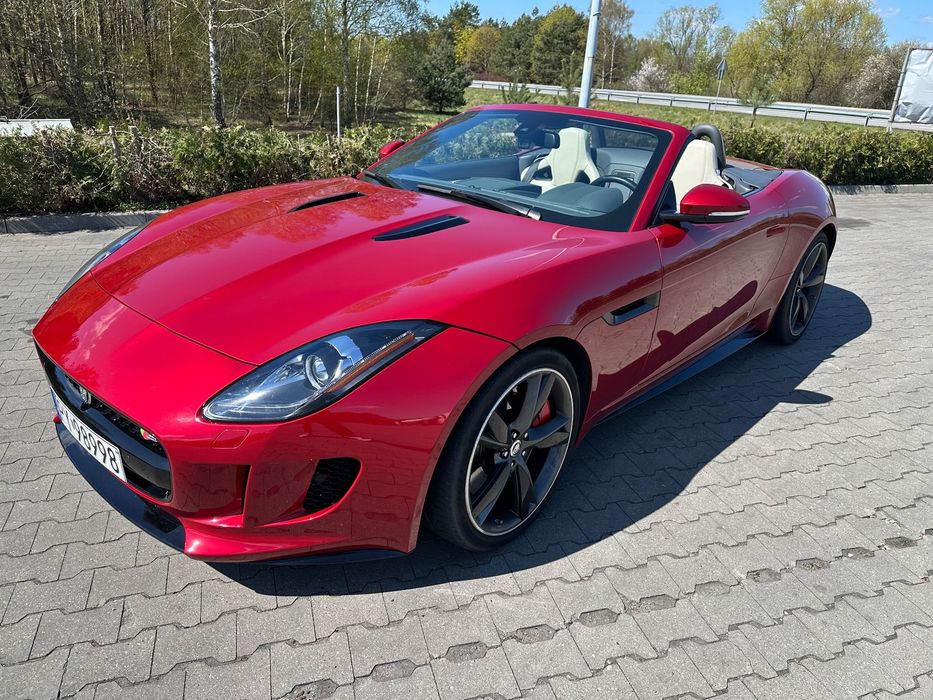 Jaguar F-Type Cabrio - 380KM - RWD - niski przebieg - Meridian