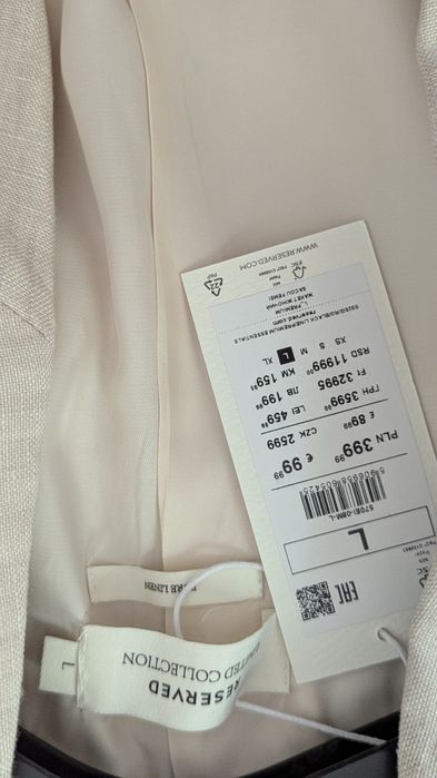 Reserved premium Lniana marynarka 570EI-08M
