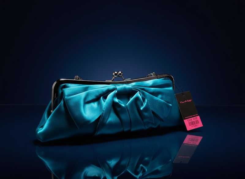 Mala Clutch Festa Cetim Miss Selfridge Nova