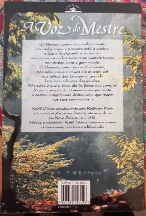 A Voz do Mestre de Kahlil Gibran