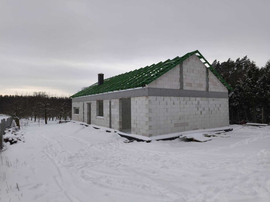 BUDOWA Dom Jednorodzinny Nowoczesna Stodoła - Parterowy
