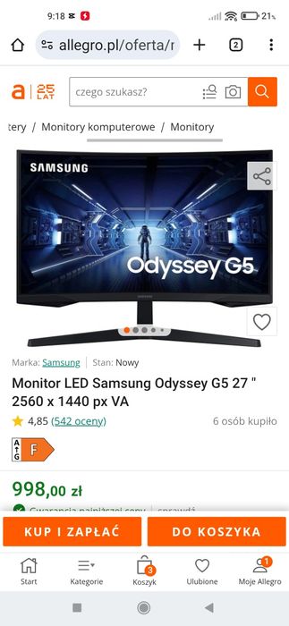 Monitor do gier Okazja!