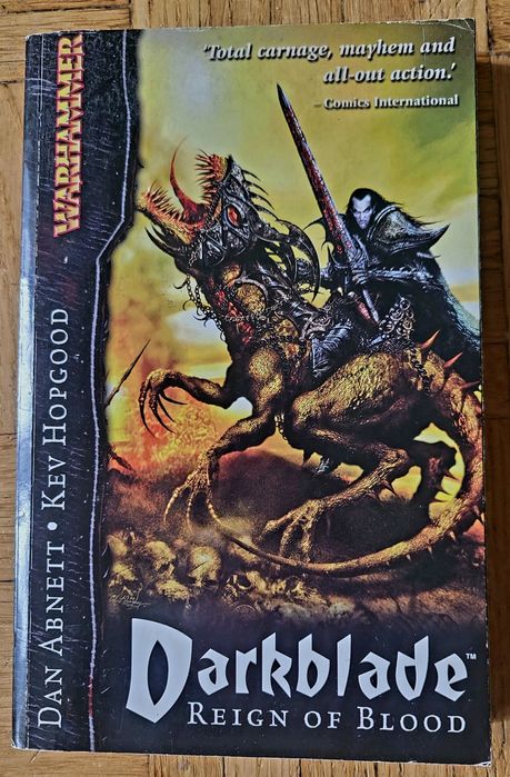 Komiks WARHAMMER Darkblade: Reign of Blood  - Dan Abnett Bdb- UNIKAT