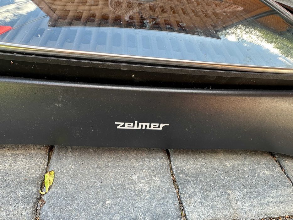 Grill Elektryczny Zelmer ze Szklaną Pokrywą Balkonowy Domowy