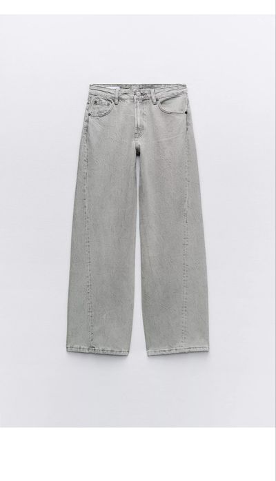 Джинси Zara, 44 розмір , ПОТ 45, ПОС 62. Сірі. Гарна посадка