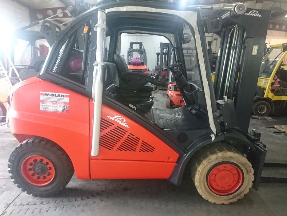 Linde [2014] WÓZEK WIDŁOWY LINDE H50T GAZ 5ton kontener  kontener 5t/600