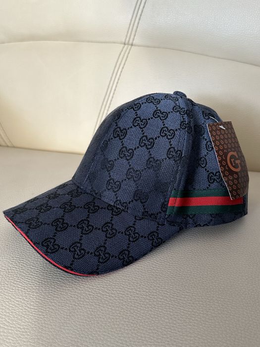 Czapka z daszkiem unisex granatowa