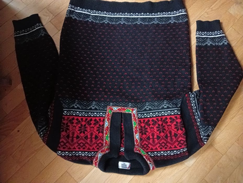 Męski sweter wełniany XL/XXL Tyroll Alpy wełna Norway woll