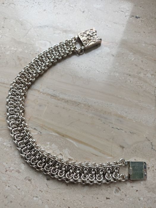 Elegancka bransoleta srebro vintage
