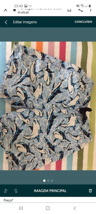 Calção de praia marca vilebrequin 10 anos