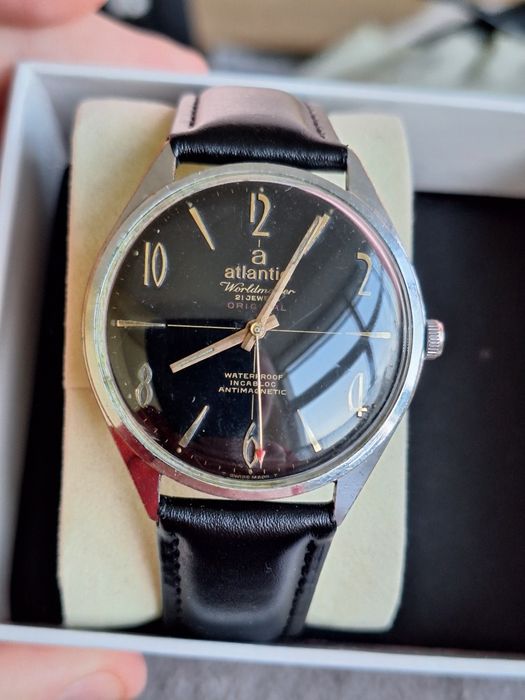Atlantic Worldmaster 21jewels Unitas