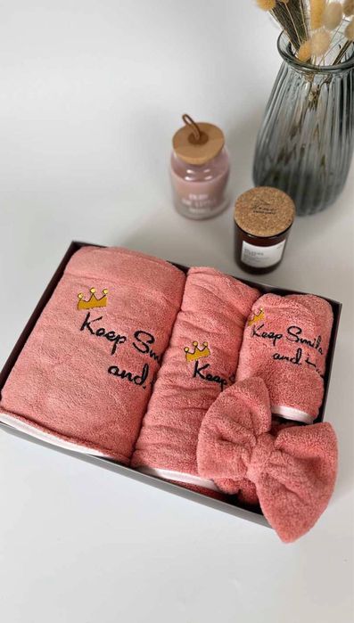 Коханій, дівчині, дружині на Валентина! Набір у сауну чалма рушник