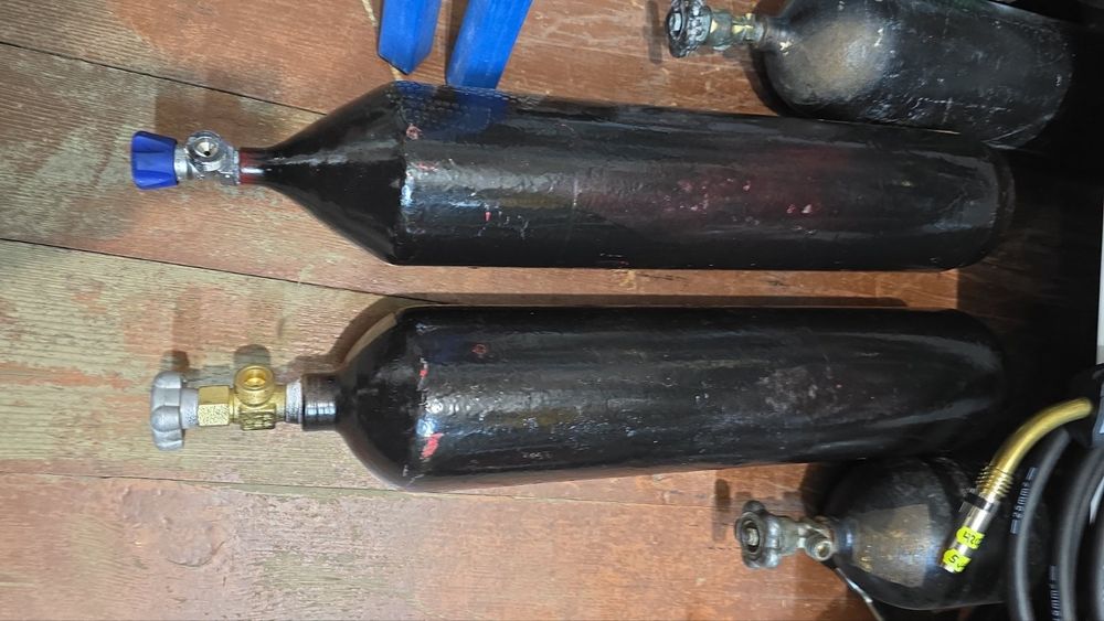 Вуглекислотний балон. Аргон. Азот. Суміш. Гелій