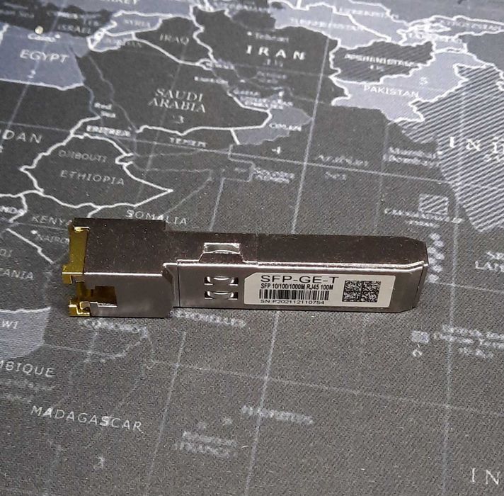 SFP-GE-T модуль до роутеров та маршрутизаторів