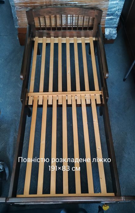 Дитяче (підліткове) ліжко зі змінною довжиною + матрац. Дитяча кровать