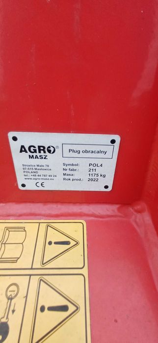 Pług obrotowy 4 Agro-Masz