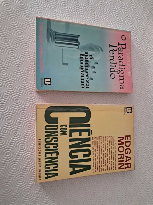 Livro Edgar Morin: " Ciência com Consciência"