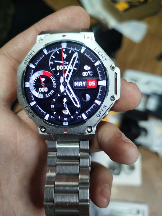 Смарт часы Ti-rex 3 MAX,GPS, NFC, AMOLED.