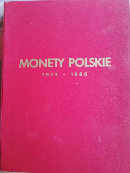 Klaser, album na monety z monetami 100 szt. od 1973  do 1986