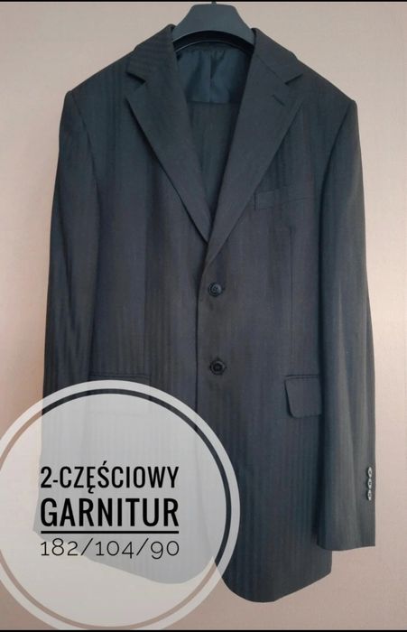 2-częściowy garnitur męski w prążki Gulio 2"B" Sunset Suits